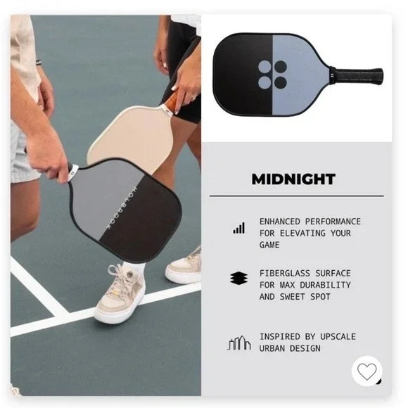 Holbrook Pickleball Paddle - Midnight: Polypropylene Core, Medium Flex - Picture 5 of 5